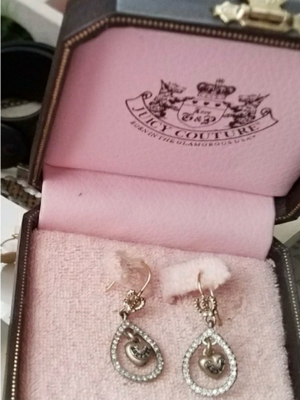 Pre Loved Juicy Couture silver dangles